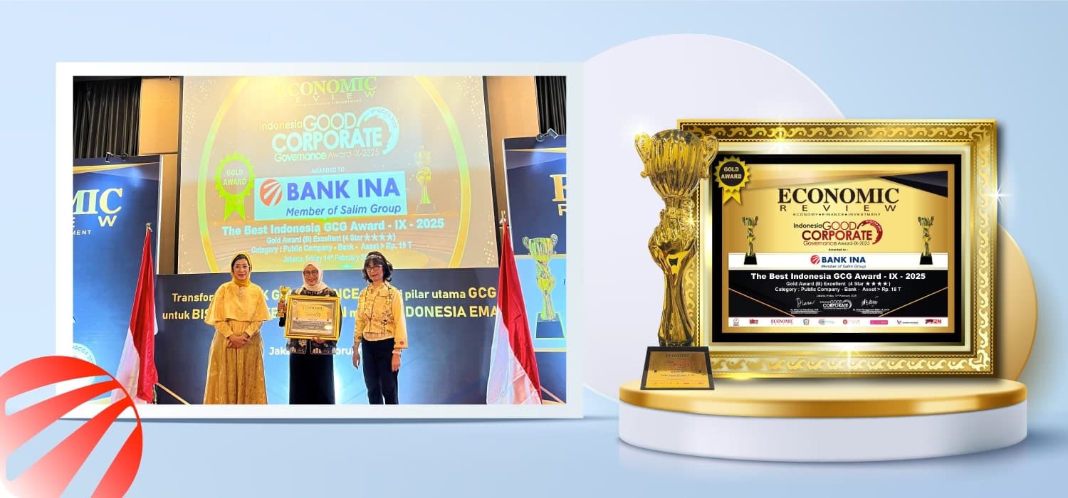 Bank INA Raih Penghargaan The Best Indonesia GCG Award-IX-2025